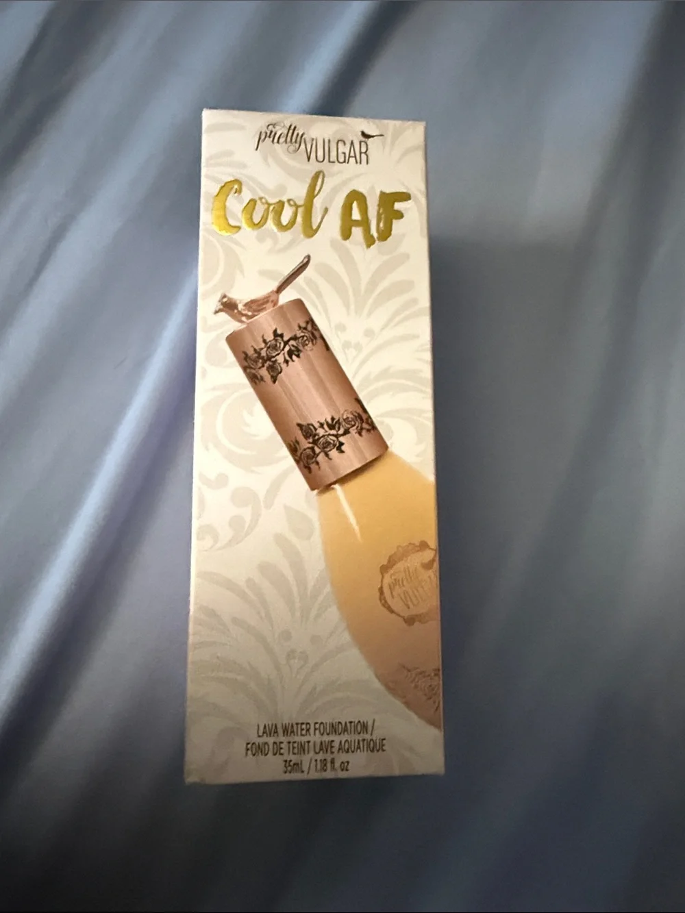 Pretty Vulgar Cool AF Lava Water Foundation - Gold & Beige 43